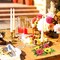 4 Pcs Flower Candle Rings Wreaths, Summer Floral Candle Rings, Small Pillar Candle Wreaths with Artificial Gerbera Daisy, Candle Holder Rings for Home Table Centerpieces